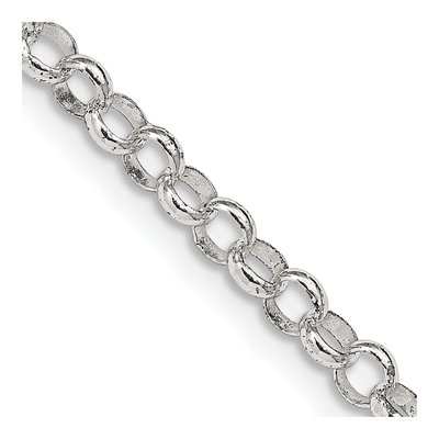 Sterling Silver 4mm Rolo Chain
