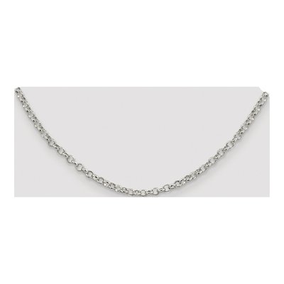 Sterling Silver 4mm Rolo Chain – view 4