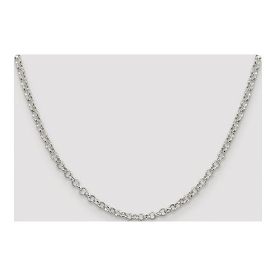 Sterling Silver 4mm Rolo Chain – view 4