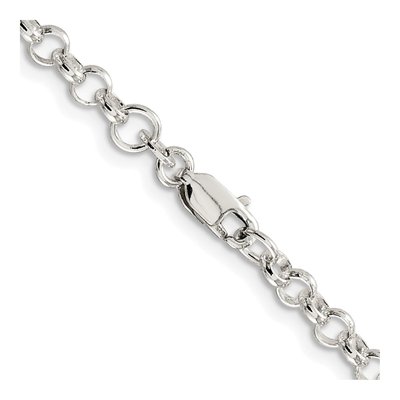 Sterling Silver 4mm Rolo Chain – view 3
