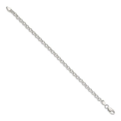 Sterling Silver 4.6mm Rolo Chain Bracelet – view 2