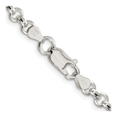 Sterling Silver 4.6mm Rolo Chain – view 3