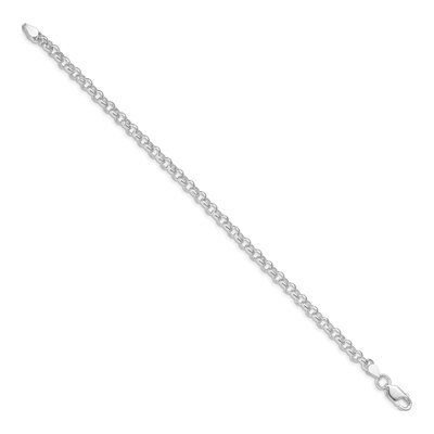 Sterling Silver Rolo Charm Bracelet – view 2