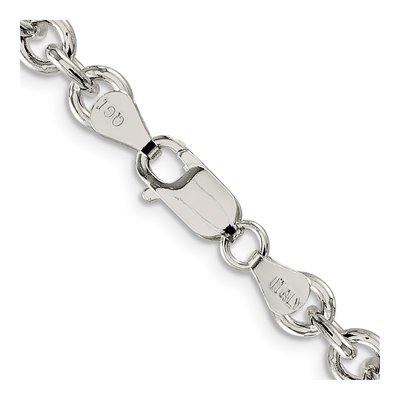 Sterling Silver 6.1mm Cable Chain – view 3