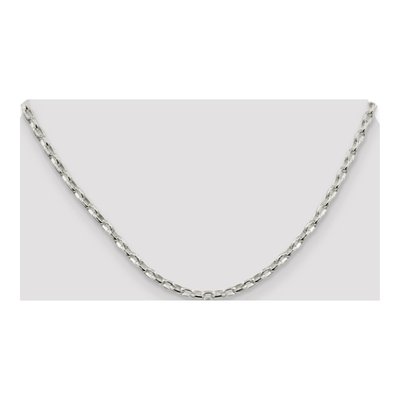 Sterling Silver 3.2mm Oval Rolo Chain – view 4