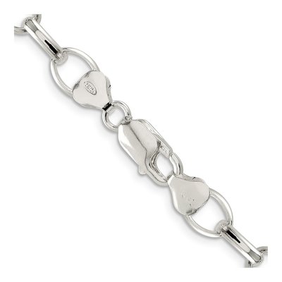 Sterling Silver 8mm Fancy Rolo Chain – view 3
