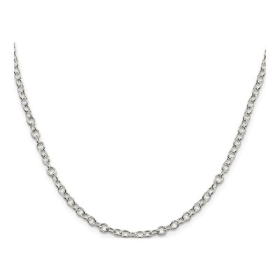 Sterling Silver 3.75mm Oval Cable Chain – view 2