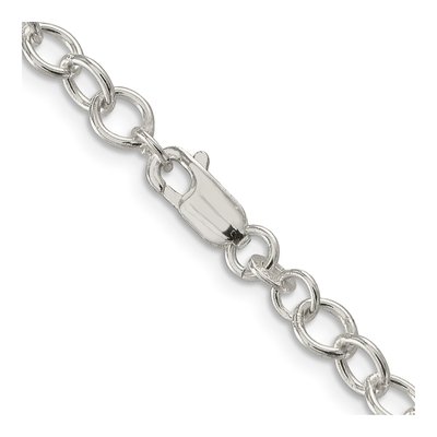 Sterling Silver 5.3mm Oval Cable Chain – view 3