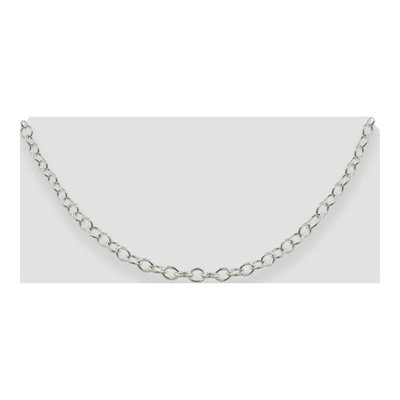 Sterling Silver 5.3mm Oval Cable Chain – view 4