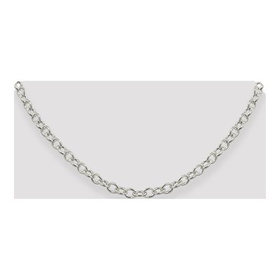 Sterling Silver 5.75mm Oval Cable Chain – view 4
