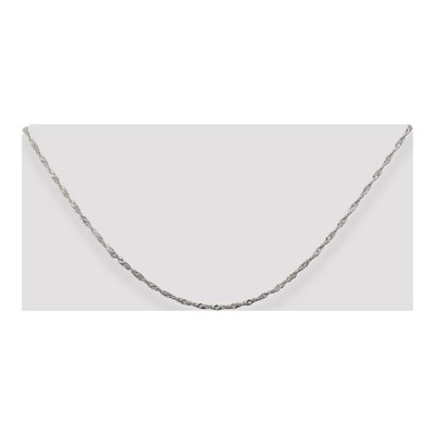 Sterling Silver 1.75mm Twisted Singapore Chain – view 4