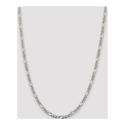 Sterling Silver 4.75mm Flat Figaro Chain – view 4
