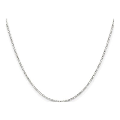 Sterling Silver 1.2mm Figaro Chain – view 2