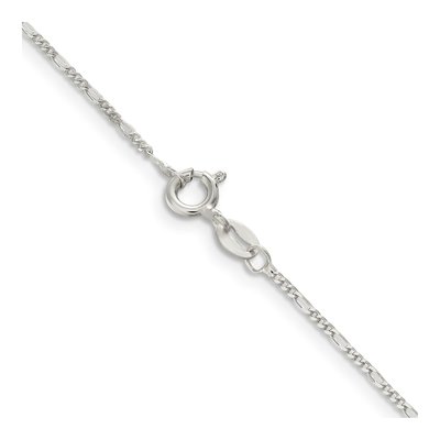 Sterling Silver 1.2mm Figaro Chain – view 3