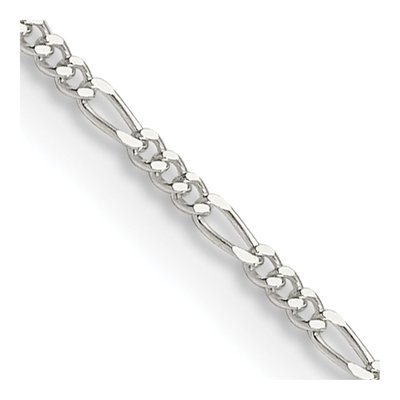 Sterling Silver 1.2mm Figaro Chain