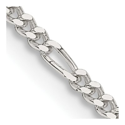 Sterling Silver 1.75mm Figaro Chain