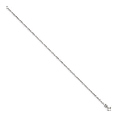 Sterling Silver 1.75mm Figaro Chain Bracelet – view 2