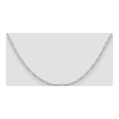 Sterling Silver 2.25mm Figaro Chain – view 4