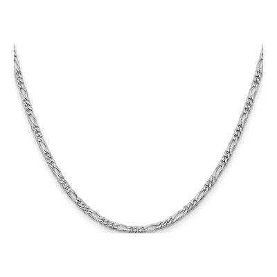 Sterling Silver 2.85mm Figaro Chain – view 2