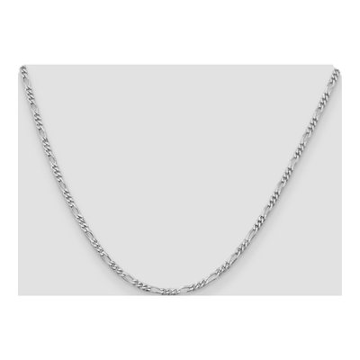 Sterling Silver 2.85mm Figaro Chain – view 4