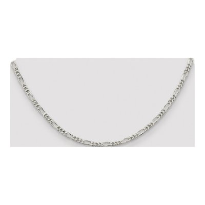 Sterling Silver 3.5mm Figaro Chain – view 4