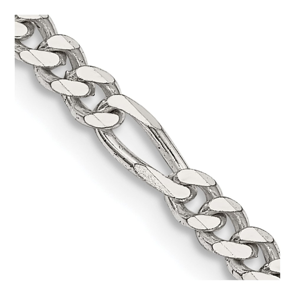 Sterling Silver 3.5mm Figaro Chain