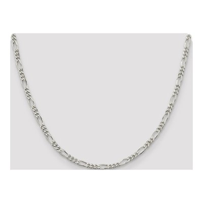 Sterling Silver 3.5mm Figaro Chain – view 4