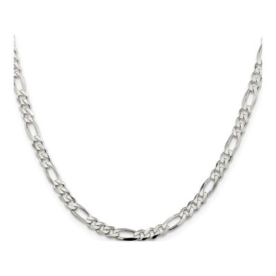 Sterling Silver 4.5mm Figaro Chain – view 2