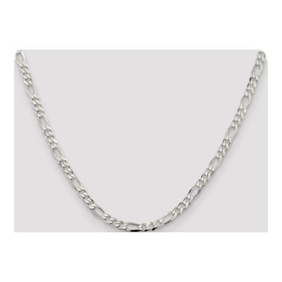 Sterling Silver 4.5mm Figaro Chain – view 4