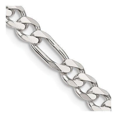 Sterling Silver 5.5mm Figaro Chain