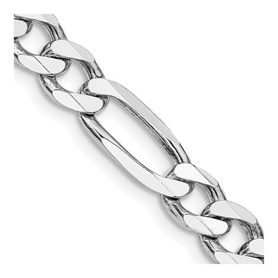 Sterling Silver 6.5mm Figaro Chain