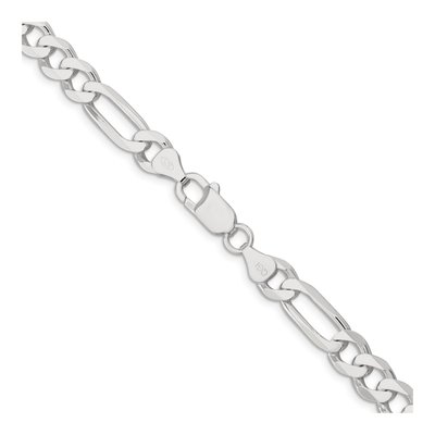 Sterling Silver 7.5mm Figaro Chain – view 3
