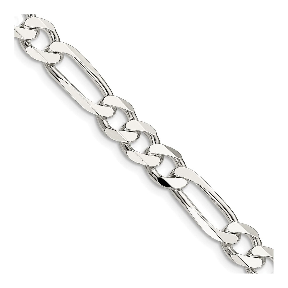 Sterling Silver 7.5mm Figaro Chain