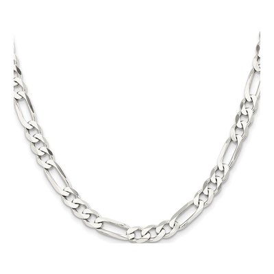 Sterling Silver 7.5mm Figaro Chain – view 2
