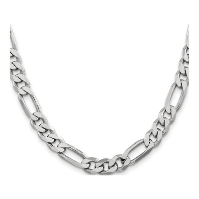Sterling Silver 7.75mm Figaro Chain – view 2