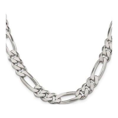 Sterling Silver 9mm Figaro Chain – view 2