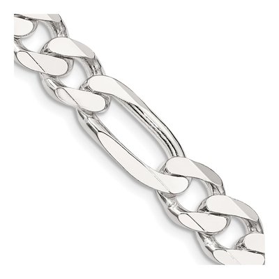 Sterling Silver 9mm Figaro Chain