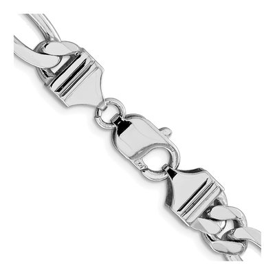 Sterling Silver 9mm Figaro Chain – view 3