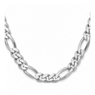 Sterling Silver 10.2mm Figaro Chain – view 3