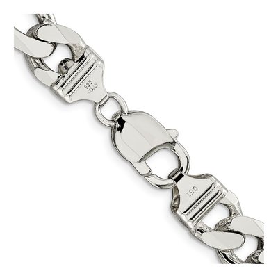Sterling Silver 10.75mm 24-Inch Figaro Chain – view 3