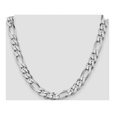 Sterling Silver 10.75mm Figaro Chain – view 4
