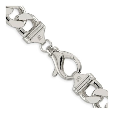 Sterling Silver 15mm Figaro Chain – view 3