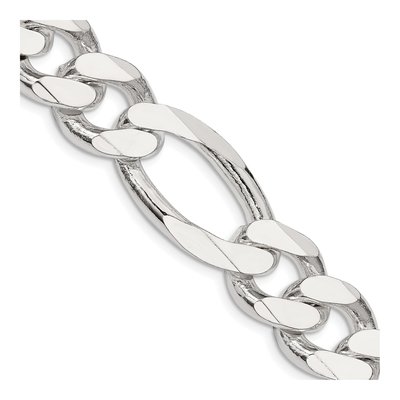 Sterling Silver 15mm Figaro Chain