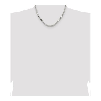 Sterling Silver 4.75mm Diamond-Cut Figarope Chain – view 4