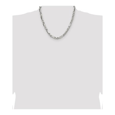 Sterling Silver 6mm Diamond-Cut Figarope Chain – view 4