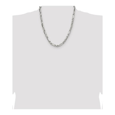 Sterling Silver 6mm Diamond-Cut Figarope Chain – view 4