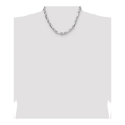 Sterling Silver 8mm Diamond-Cut Figarope Chain – view 4