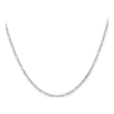 Sterling Silver 2mm Diamond-Cut Cable Chain – view 2