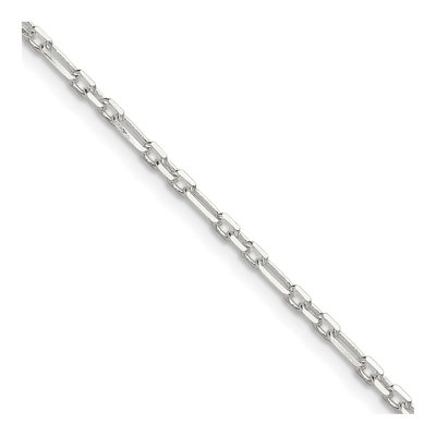 Sterling Silver 2mm Diamond-Cut Cable Chain