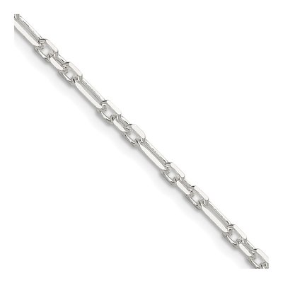 Sterling Silver 3mm Diamond-Cut Cable Chain